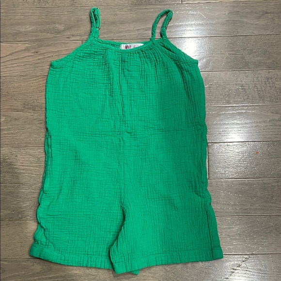 Girls Green Romper - Picture 1 of 8